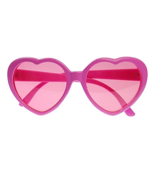 Herz-Sonnenbrille - rosa