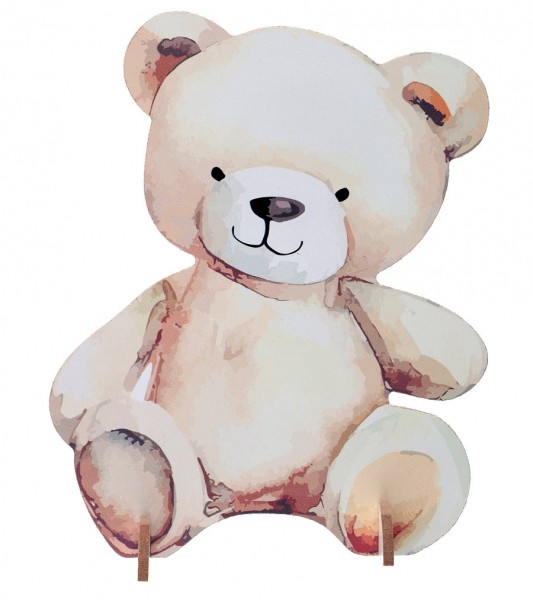 Holz-Aufsteller "Little Teddy" - 16 x 19 cm