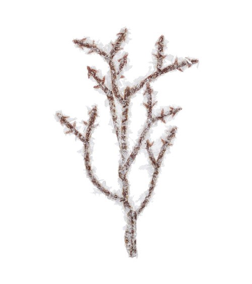 Kleine Zweige "gefrostet" - 9 cm - 6 Stück