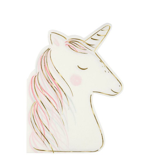 Shape-Servietten "Magical Unicorn" - 16 Stück