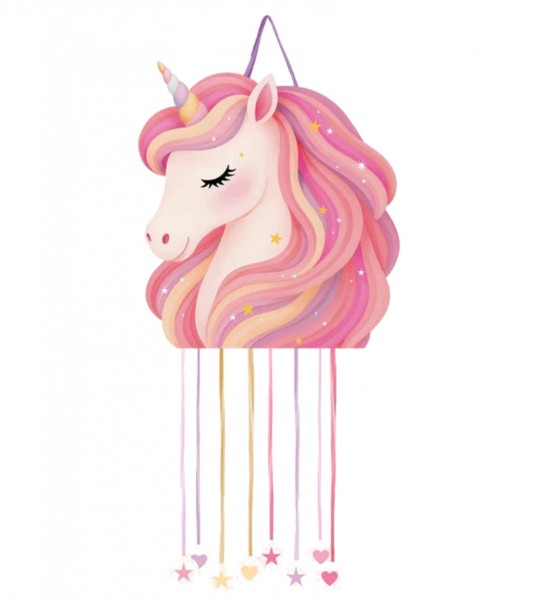 Zieh-Pinata "Believe in Unicorns" - 41 x 45 cm