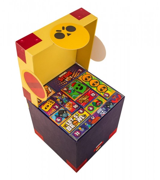 Brawl Stars Adventskalender mit 24 Geschenkartikeln
