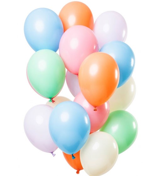 Luftballon-Set "Pastell - 15-teilig