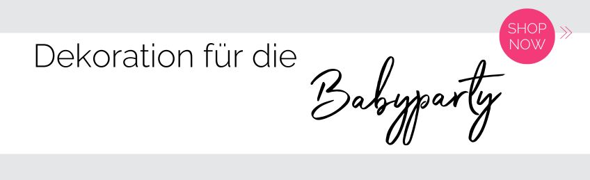 Die beliebtesten Partys rund um Schwangerschaft und Baby im Vergleich |  Pink Dots Partystore | Deko-Blog