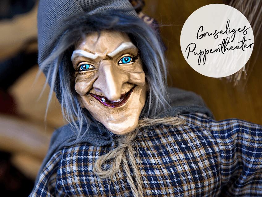 An Halloween darf die Hexe beim Puppentheater mal Hauptfigur sein An Halloween darf die Hexe beim Puppentheater mal Hauptfigur sein