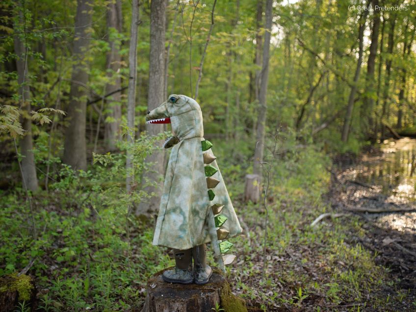 Super cooles T-Rex Cape mit Cape für eine schnelle Verwandlung zu Fasching (c) Great Pretenders Super cooles T-Rex Cape mit Cape für eine schnelle Verwandlung zu Fasching (c) Great Pretenders
