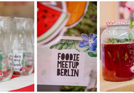 Tolle Getränke und schöne Gefäße auf dem Foodie Meetup Berlin
