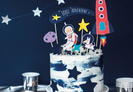 Geniale Cake-Picks mit Weltraum-Motiven machen Space-Stimmung