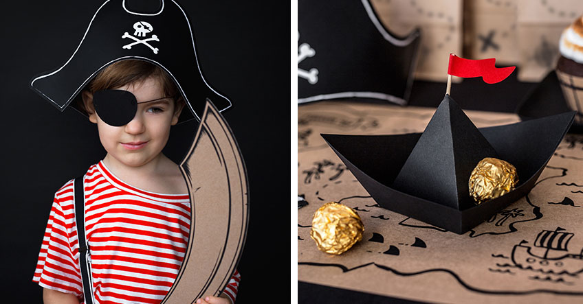 Sorg mit kleinen Accessoires für das gewisse "Arrr!" auf der Piratenparty